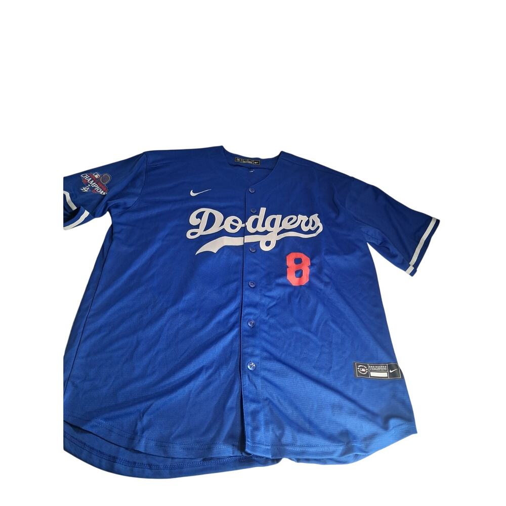 ＃8 Enrique Hernandez Los Angeles Dodgers Royal 2024 World Series Jersey XXL